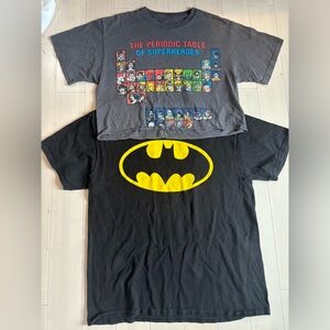 DC Comics Batman & Superhero periodic table shirt